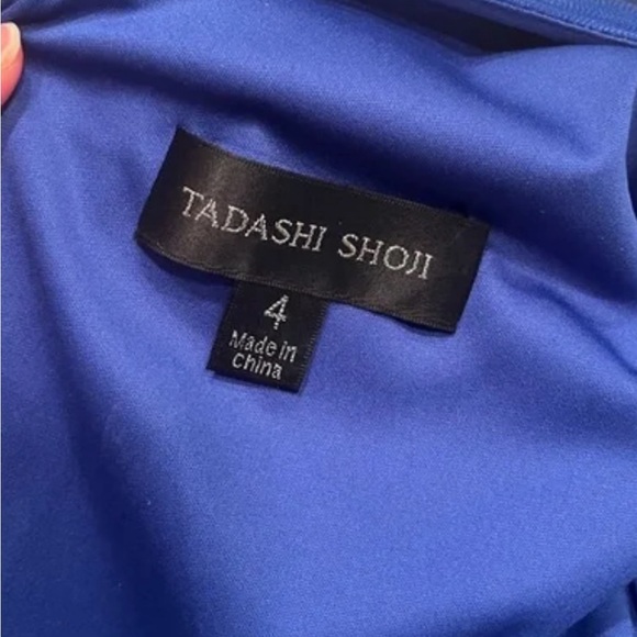 Tadashi Shoji Blue Ombré Tulle Gown NWT - Picture 4 of 5